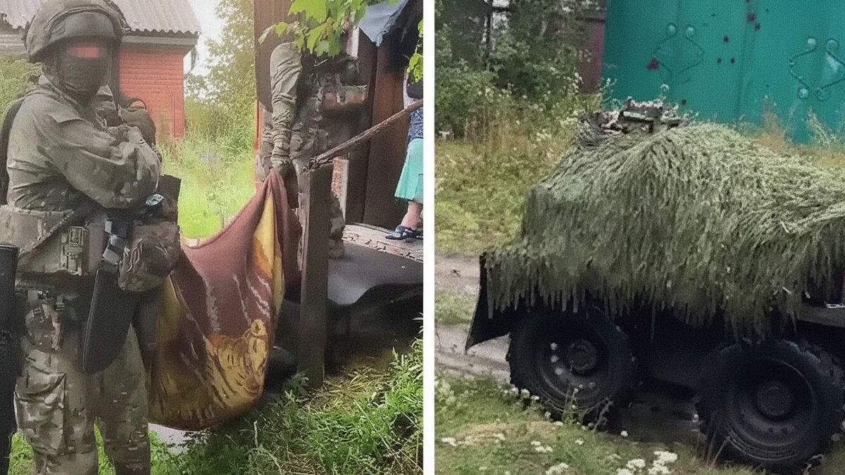На Липецькому напрямку поліція евакуювала тяжкохворого чоловіка роботом