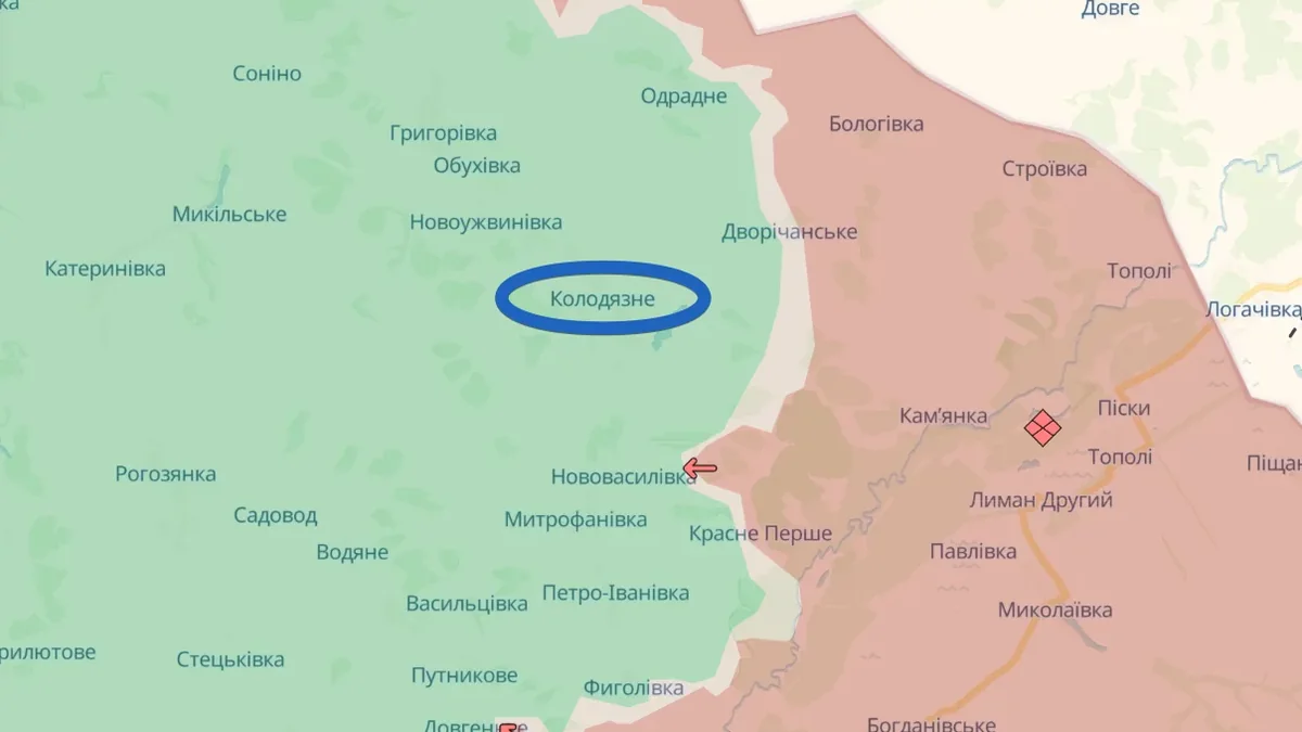 У селі Колодязне на Харківщині захисники збили російський безпілотник із триколором