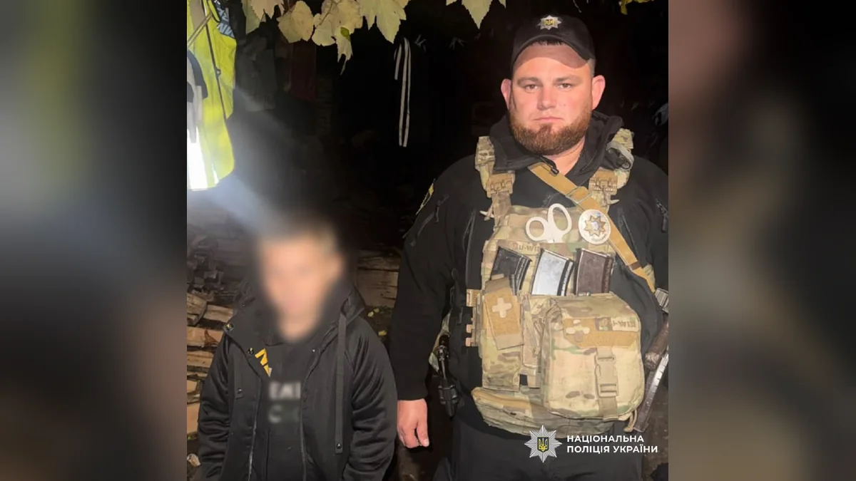 У Чугуївському районі поліцейські за годину розшукали восьмирічного хлопчика